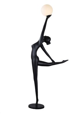 Lampa podłogowa WOMAN BALLERINA czarna 215 cm