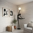 Lampa podłogowa WOMAN BALLERINA czarna 215 cm