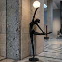 Lampa podłogowa WOMAN BALLERINA czarna 215 cm