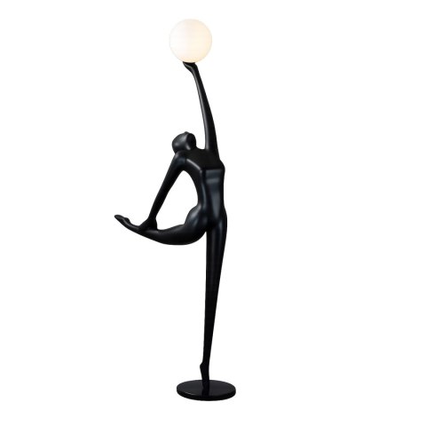Lampa podłogowa WOMAN BALLERINA czarna 215 cm