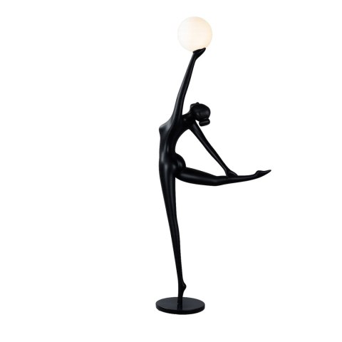 Lampa podłogowa WOMAN BALLERINA czarna 215 cm