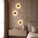 Lampa ścienna BUTTON 16 cm LED złoty