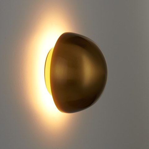 Lampa ścienna BUTTON 16 cm LED złoty