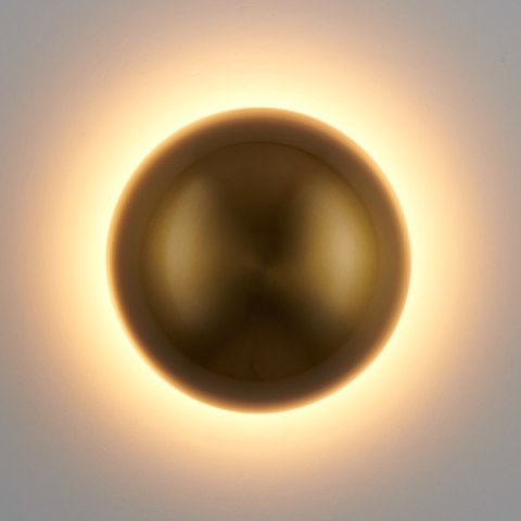 Lampa ścienna BUTTON 16 cm LED złoty