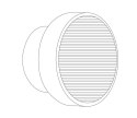 Lampa ścienna CARMELLO 13,5 cm złota