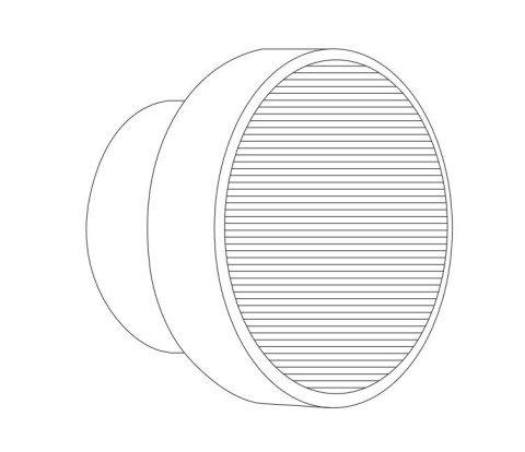 Lampa ścienna CARMELLO 13,5 cm złota