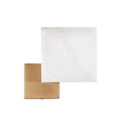 Lampa ścienna CUBO LED złota 18 cm