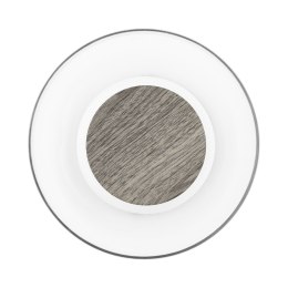 Lampa ścienna DONUT 18 - LED, szkło transparentne, brąz orzechowy