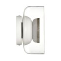 Lampa ścienna DONUT 18 - LED, szkło transparentne, brąz orzechowy
