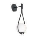 Lampa ścienna DROP 45 cm czarna