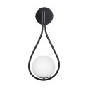 Lampa ścienna DROP 45 cm czarna