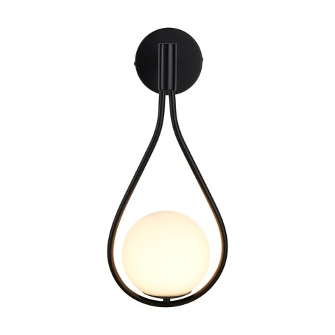 Lampa ścienna DROP 45 cm czarna