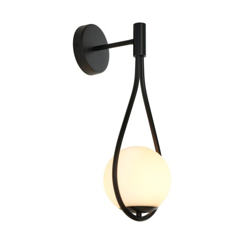 Lampa ścienna DROP 45 cm czarna