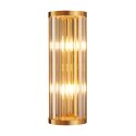 Lampa ścienna EXELLENT kryształowa złota 45 cm