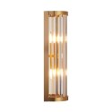 Lampa ścienna EXELLENT kryształowa złota 45 cm