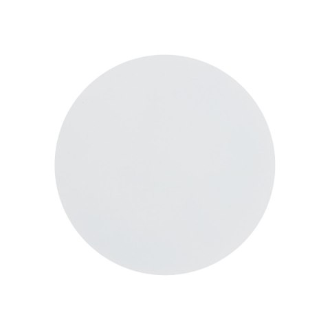 Lampa ścienna NYX 15 - LED okrągła, metalowa, biała