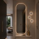 Lampa ścienna NYX 15 - LED okrągła, metalowa, biała