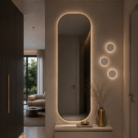Lampa ścienna NYX 15 - LED okrągła, metalowa, biała