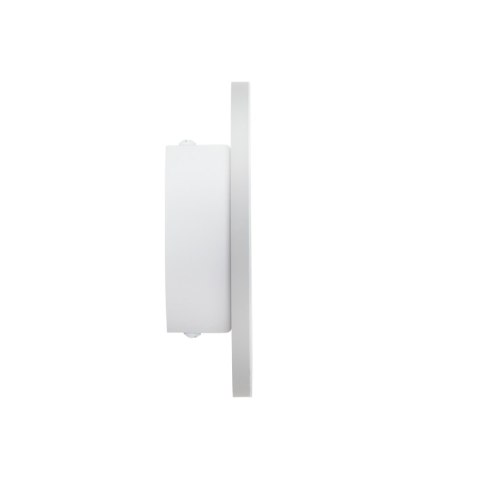 Lampa ścienna NYX 15 - LED okrągła, metalowa, biała