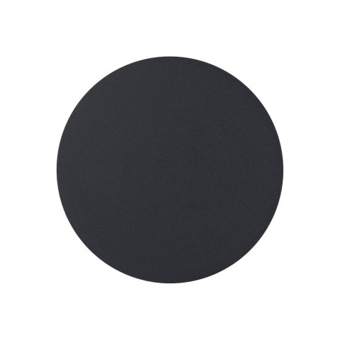 Lampa ścienna NYX 15 cm - LED okrągła, metalowa, czarna