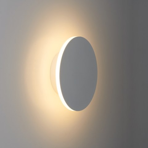 Lampa ścienna NYX 15 cm - LED okrągła, metalowa, czarna