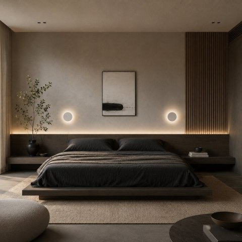 Lampa ścienna NYX 20 cm - LED okrągła, metalowa, biała