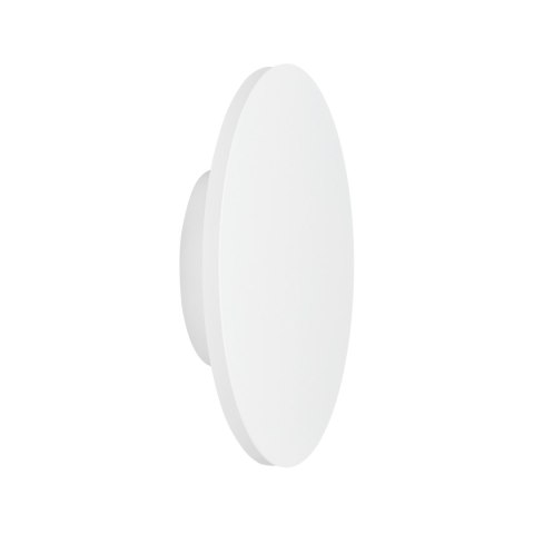 Lampa ścienna NYX 20 cm - LED okrągła, metalowa, biała