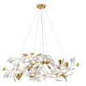 Lampa wisząca BOTANIKA GOLD 100 cm - złota, G9, regulowana, designerska