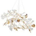 Lampa wisząca BOTANIKA GOLD 100 cm - złota, G9, regulowana, designerska