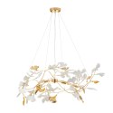 Lampa wisząca BOTANIKA GOLD 100 cm - złota, G9, regulowana, designerska