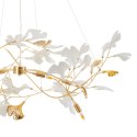 Lampa wisząca BOTANIKA GOLD 100 cm - złota, G9, regulowana, designerska