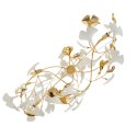 Lampa wisząca BOTANIKA GOLD 100 cm - złota, G9, regulowana, designerska