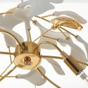 Lampa wisząca BOTANIKA GOLD 100 cm - złota, G9, regulowana, designerska