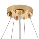 Lampa wisząca BOTANIKA GOLD 100 cm - złota, G9, regulowana, designerska