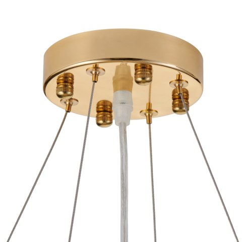 Lampa wisząca BOTANIKA GOLD 100 cm - złota, G9, regulowana, designerska