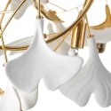 Lampa wisząca BOTANIKA GOLD 100 cm - złota, G9, regulowana, designerska