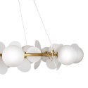 Lampa wisząca CHIC 105 cm, biało złota