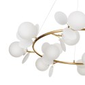 Lampa wisząca CHIC 105 cm, biało złota