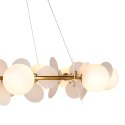 Lampa wisząca CHIC 105 cm, biało złota