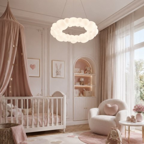 Lampa wisząca CLOUD 50 cm- akrylowa, w kształcie chmurki 3000 - 4000 - 6000 K