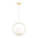Lampa wisząca COSTA ROUND 35 cm, złota