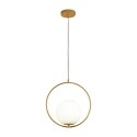 Lampa wisząca COSTA ROUND 35 cm, złota