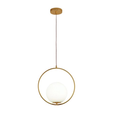 Lampa wisząca COSTA ROUND 35 cm, złota