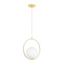 Lampa wisząca COSTA ROUND 35 cm, złota