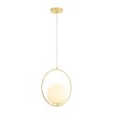 Lampa wisząca COSTA ROUND 35 cm, złota