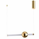 Lampa wisząca O-LINE 63 - LED, 63 cm, złoty połysk