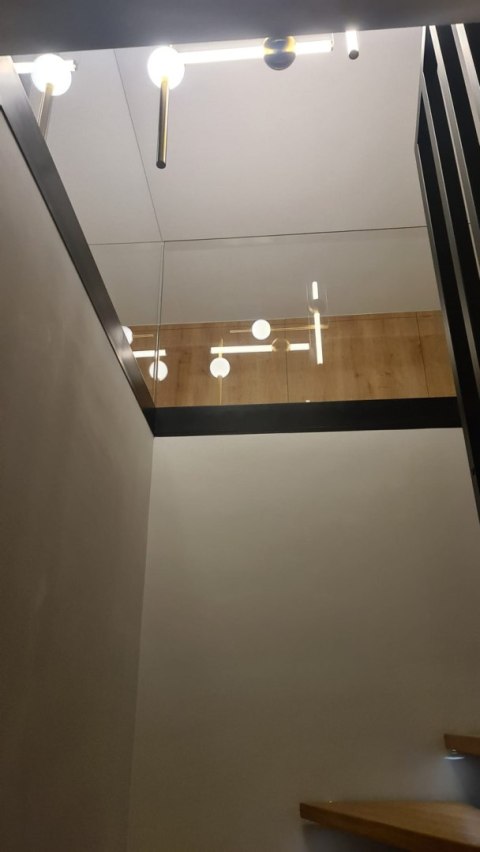 Lampa wisząca O-LINE 63 - LED, 63 cm, złoty połysk