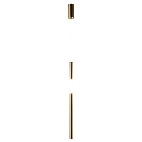 Lampa wisząca O-LINE 63 - LED, 63 cm, złoty połysk