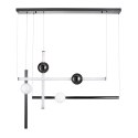 Lampa wisząca O-LINE L-4 LED czarna 110 cm