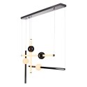 Lampa wisząca O-LINE L-4 LED czarna 110 cm